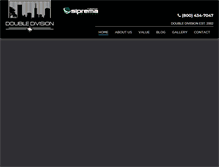 Tablet Screenshot of doubledivision.com